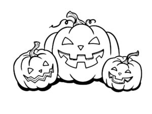 coloriage halloween citrouille