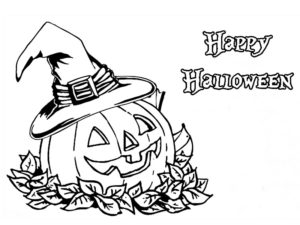 coloriage halloween citrouille