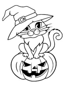 coloriage halloween citrouille