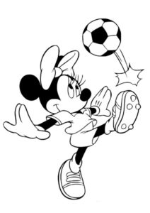 coloriage mickey minnie