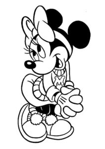 coloriage minnie