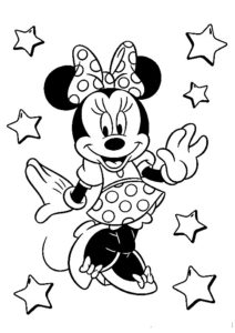 coloriage minnie