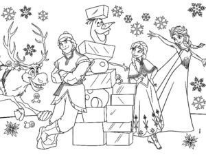 coloriage noel disney