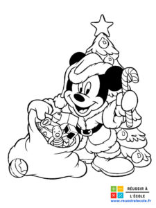 coloriage noel disney