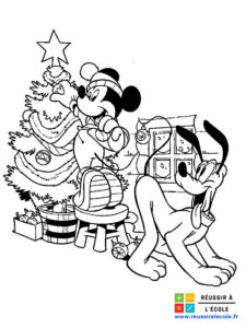 coloriage noel disney