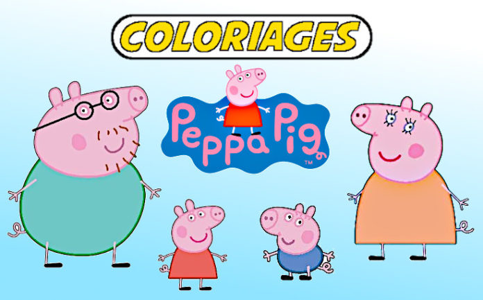 coloriage peppa pig