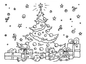 coloriage sapin de noel