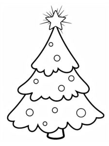 coloriage sapin de noel