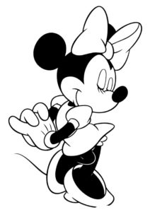 minnie coloriage