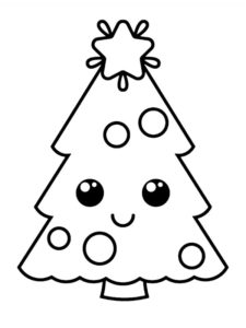 coloriage sapin de noel