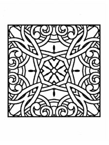 coloriage adulte mandala