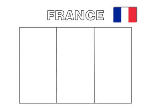 coloriages drapeau francais