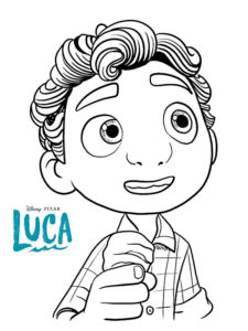 coloriage luca