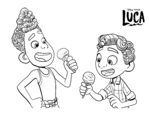 coloriage luca disney