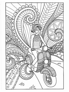 coloriage mandala adulte