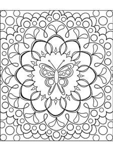 coloriage mandala adulte