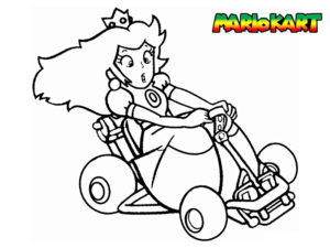 coloriage mario kart