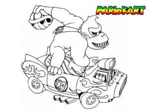 coloriage mario kart 8 deluxe