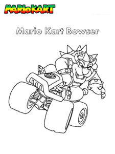 coloriage mario kart 8 deluxe