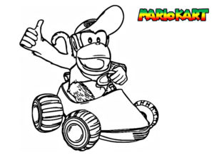 coloriage mario kart 8 deluxe