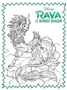 coloriage raya