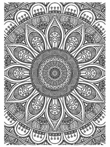 mandala coloriage adulte