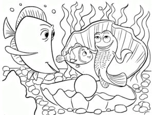 coloriage animaux marins