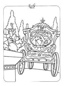 cendrillon coloriage