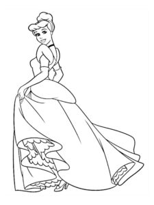 cendrillon coloriage