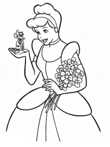 coloriage cendrillon