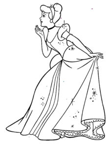 coloriage cendrillon