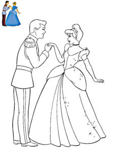 coloriage cendrillon