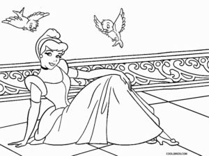 coloriage de cendrillon