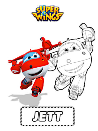 coloriage super wings