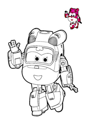 superwings coloriage