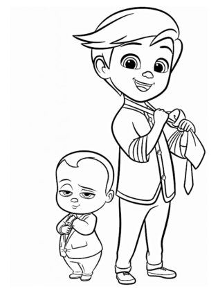 coloriage baby boss 2