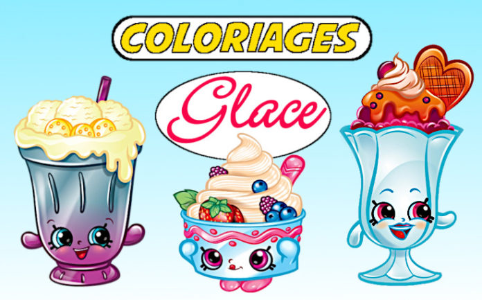 coloriage glace