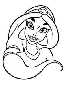 coloriage jasmine