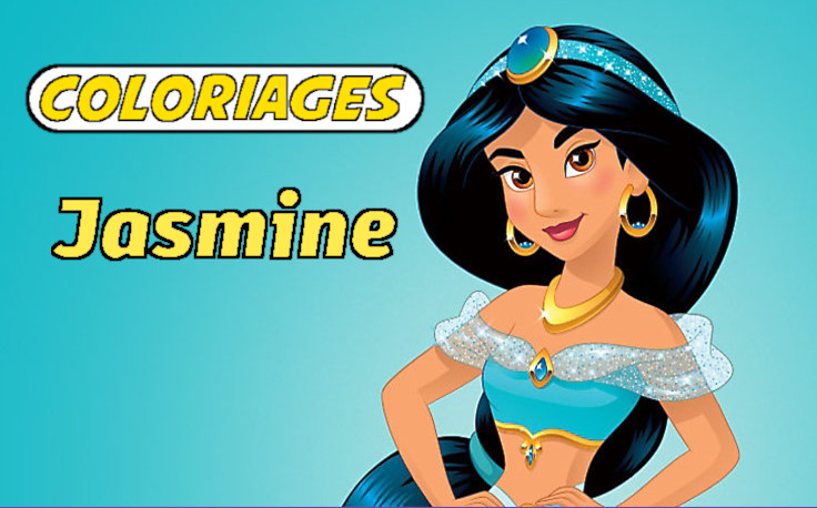 coloriage jasmine