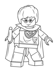 coloriage harry potter lego