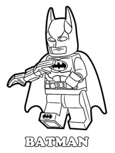 coloriage lego batman