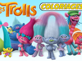 coloriage trolls