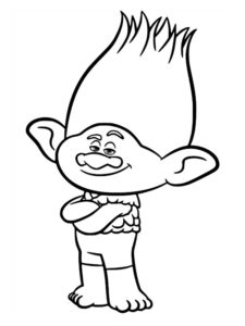 coloriage trolls