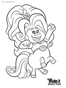 coloriage trolls