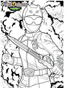 coloriage power ranger