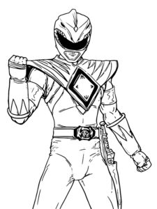 coloriage power rangers