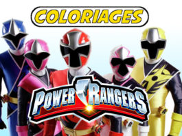coloriage power rangers