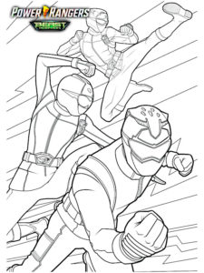 coloriage power rangers