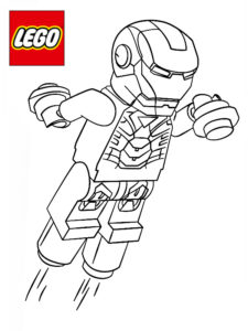 coloriage lego avengers