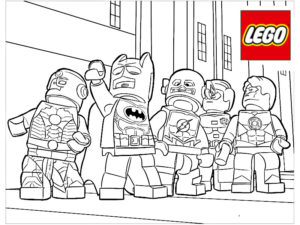 coloriage lego marvel